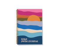 Good Tuesday A5 Seascapes Swim Journal - Wiro-bound Swimming Journal, Log 120 Swims - Kit Checklist, Year View Swim Tracker - Record Environment, Conditions, Duration & More, UK Made