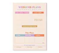 Good Tuesday - A5 Weekend Planner Pad - 50 Tear Away Pages - You Got This Planner Pad- Ideal for Students and Offices - Printed on 100% Recycled Uncoated Matte Paper - Designed & Made in the UK