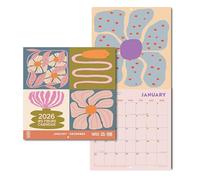 Good Tuesday - Les Fleurs 2026 Calendar Square Wall Calendar 12" x 12" - Floral Abstract Art Calendar- 100% Recycled Paper, UK Made