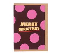 Good Tuesday, Polka Dot Party Christmas Card, Colourful Modern Xmas Greeting Card, Festive Greetings for Friends, Multi-coloured, A6