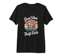 Good Vibes and Great Thrift Finds Retro Thrifting Premium T-Shirt