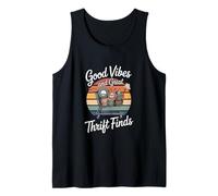 Good Vibes and Great Thrift Finds Retro Thrifting Tank Top