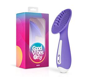 Good Vibes Only Clitoris Stimulator Nara - Tongue Vibrator for a Life-Like Oral Stimulation - for Woman and Easy in use - Purple Sex Toys for Women Vibrator Easytoys