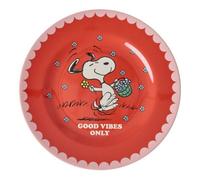 Good Vibes Only melamine plate - Rice x Snoopy Red one size