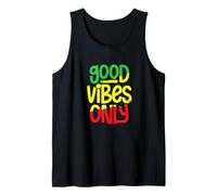 Good Vibes Only Rasta Rastafari Reggae Music Jamaican Tank Top