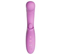 Good Vibes Only - thrusting clitoral vibrator (pink)