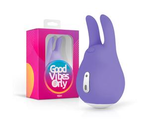 Good Vibes Tedy - Rechargeable Bunny Rabbit Vibrator (Purple)