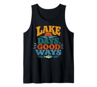 Good Ways Fishing Sunset Water Vibes Tank Top