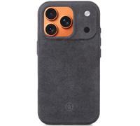 GOOD WILHELM Alcantara Case for iPhone 18 Pro Max & 17 Pro Max Handmade | 360° all-round protection, velvety soft feel, thin, integrated camera button, compatible with Magsafe, aluminium buttons