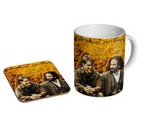 Good Will Hunting Matt Damon Robin Williams Ceramic Coffee Mug + Coaster Gift Set …