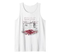 Good Wine & True Crime Ransom Note Style Design Tank Top