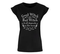 Good Witch or Bad Witch Ladies Black Premium T-Shirt