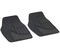 Good Year Set of 2 Front Rubber Floor Mats, Universal with Carpet Inserts, Set of 2
