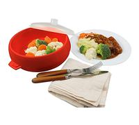 Good2Heat Microwave Steamer for Rice, Vegetables, Fish, Casserole: 1.5L Capacity, BPA Free, Dishwasher Safe