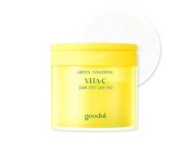 GOODAL Green Tangerine Vita C Toner Pads, Korean Skin Care, K-Beauty, Glass Skin, 70 Sheets