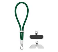 GOODAYY Wrist Strap Lanyard, Adjustable Tightness Phone Wrist Strap with 1 Metal and 1 Nylon Patch, Universal Phone Lanyard for Outdoor Multifunctional Phone Accessories (Army Green)