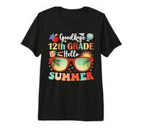 Goodbye 12th Grade Hello Summer Student Teacher Premium T-Shirt