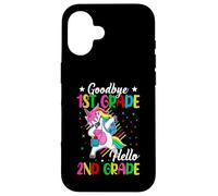 Goodbye 1st Grade Hello 2nd Grade Cute Unicorn Student Case for iPhone 16