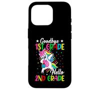 Goodbye 1st Grade Hello 2nd Grade Cute Unicorn Student Case for iPhone 16 Pro