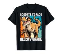 Goodbye 1st Grade Hello 2nd Grade Graduation T Rex Boys Kids T-Shirt
