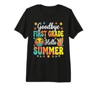 Goodbye 1st Grade Hello Summer Last Day of First Grade Premium T-Shirt
