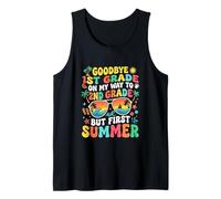 Goodbye 1st Grade On Way to 2nd Grade Summer Graduation Tank Top