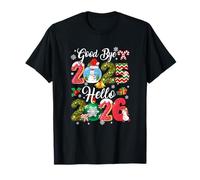 Goodbye 2026 Hello 2026 Happy New Year's Eve Christmas Xmas T-Shirt
