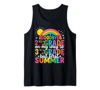 Goodbye 2nd Grade Graduate Second Grade Graduation Summer Tank Top