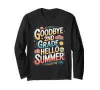 Goodbye 2nd Grade Hello Summer Sunglasses Design Long Sleeve T-Shirt