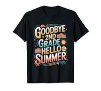 Goodbye 2nd Grade Hello Summer Sunglasses Design T-Shirt