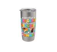 Goodbye 2nd Grade On My Way to 3rd Grade Summer Break Stainless Steel Insulated Tumbler