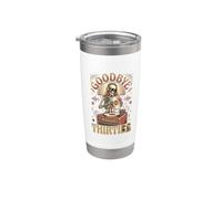 Goodbye 30s Birthday Skeleton Dj 40 Years Old Stainless Steel Insulated Tumbler