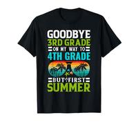 Goodbye 3rd Grade Graduation to 4th Grade Hello Summer Kids T-Shirt