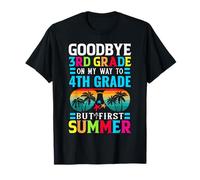 Goodbye 3rd Grade Graduation to 4th Grade Hello Summer Kids T-Shirt
