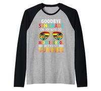 Goodbye 5th Grade Graduation to Middle School & Hello Summer Raglan Baseball Tee