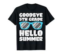 Goodbye 5th Grade Hello Summer Last Day of School Grads T-Shirt