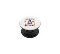 Goodbye 7th Grade Hello 8th Grade Graduate Unicorn Students PopSockets Adhesive PopGrip