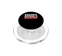 Goodbye Appendix Hello Recovery Funny Appendectomy Surgery PopSockets PopGrip for MagSafe