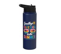 Goodbye Cafeteria Hello Summer Stainless Steel Insulated Water Bottle