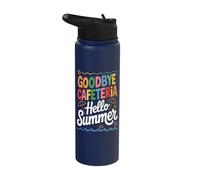 Goodbye Cafeteria Hello Summer Stainless Steel Insulated Water Bottle