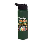 Goodbye Cafeteria Hello Summer Stainless Steel Insulated Water Bottle