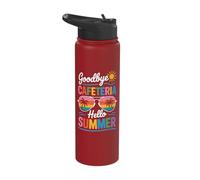 Goodbye Cafeteria Hello Summer Stainless Steel Insulated Water Bottle