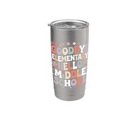 Goodbye Elementary Hello Middle School Promotion Stainless Steel Insulated Tumbler