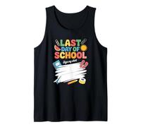 Goodbye Elementary School Hello Summer Autograph Keepsake Tank Top