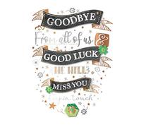 Goodbye from All of Us Handmade Embellished Card by Talking Pictures Cards