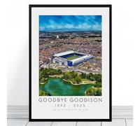 Goodbye Goodison 1892 & Bramley-Moore 2025 | Set of 2 or Single Prints | Framed or Unframed | Football Stadium in Everton, Liverpool | Commemorative Wall Decor Poster Gift Park