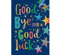 Goodbye & Goodluck Card Stars - 9 x 6 inches - Avant Garde Studios