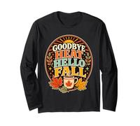 Goodbye Heat Hello Fall Retro Long Sleeve T-Shirt