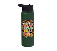 Goodbye Heat Hello Fall Retro Stainless Steel Insulated Water Bottle