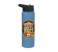 Goodbye Heat Hello Fall Retro Stainless Steel Insulated Water Bottle